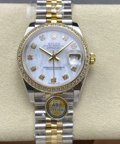 Rolex-Datejust 278383 Ladies 31mm Jubilee Diamonds Stainless Steel/Yellow Gold Mother-Of-Pearl Dial Diamonds Markers ARF ETA2688 Automatic
