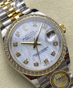 Alternative view of Rolex-Datejust 278383 Ladies 31mm Jubilee Diamonds Stainless Steel/Yellow Gold Mother-Of-Pearl Dial Diamonds Markers ARF ETA2688 Automatic