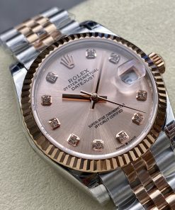 Alternative view of Rolex-Datejust 278271 Ladies 31mm Jubilee Stainlesss Steel/Rose Gold Champagne(Pink) Dial Diamonds Markers GSF A2236 Automatic
