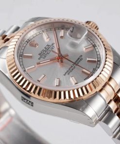 Alternative view of Rolex-Datejust 278271 Ladies 31mm Jubilee Stainlesss Steel/Rose Gold Silver Dial Sitck Markers GSF A2236 Automatic