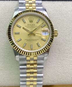 Rolex-Datejust 278273 Ladies 31mm Jubilee Stainlesss Steel/Yellow Gold Dial Stick Markers WF A2236 Automatic