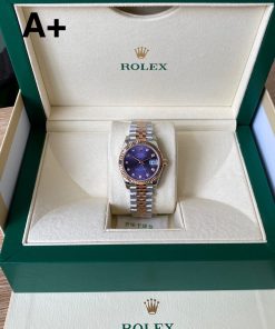 Alternative view of Rolex-Datejust 279171 Ladies 31mm Jubilee Stainlesss Steel/Rose Gold Aubergine Dial Diamonds Markers A+F A2236 Automatic