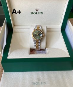 Alternative view of Rolex-Datejust 278273 Ladies 31mm Jubilee Stainless Steel/Yellow Gold Mint Green Dial Roman Markers A+F A2236 Automatic