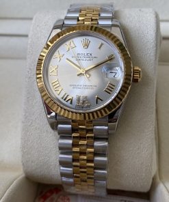 Rolex-Datejust 278273 Ladies 31mm Jubilee Stainless Steel/Yellow Gold Silver Dial Roman Markers A+F A2236 Automatic