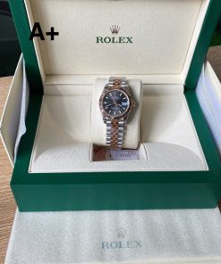 Alternative view of Rolex-Datejust 278271 Ladies 31mm Jubilee Stainless Steel/Rose Gold Dark Grey Dial Stick Markers A+F A2236 Automatic
