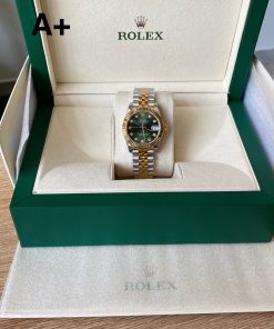 Alternative view of Rolex-Datejust 278273 Ladies 31mm Jubilee Stainless Steel/Yellow Gold Olive Green Dial Diamonds Markers A+F A2236 Automatic
