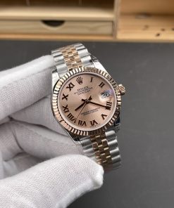 Alternative view of Rolex-Datejust 278271 Ladies 31mm Jubilee Stainlesss Steel/Rose Gold Sundust(Pink) Dial Roman Markers GSF A2236 Automatic