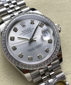 Alternative view of Rolex-Datejust 278384 Ladies 31mm Diamonds Jubilee Stainless Steel/Steel Silver Dial Diamonds Markers ARF A2236 Automatic