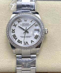 Rolex-Datejust 278289 Ladies 31mm Oyster Stainless Steel/Steel White Dial Roman Markers ARF A2236 Automatic