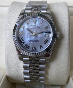 Rolex-Datejust 278274 Ladies 31mm Jubilee Stainless Steel/Steel Mother-Of-Pearl Dial Roman Markers A+F A2236 Automatic