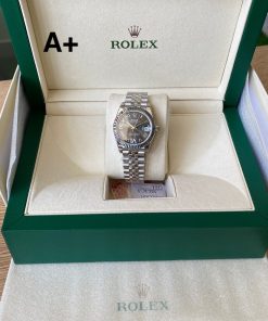Alternative view of Rolex-Datejust 278274 Ladies 31mm Jubilee Stainless Steel/Steel Dark Grey Dial Roman Markers A+F A2236 Automatic