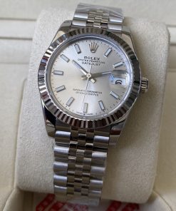 Rolex-Datejust 278274 Ladies 31mm Jubilee Stainless Steel/Steel Silver Dial Stick Markers A+F A2236 Automatic