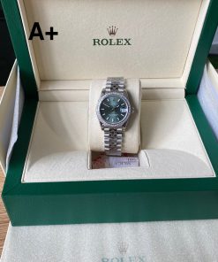 Alternative view of Rolex-Datejust 278384 Ladies 31mm Jubilee Diamonds Stainless Steel/Steel Mint Green Dial Stick Markers A+F A2236 Automatic