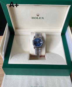 Alternative view of Rolex-Datejust 278274 Ladies 31mm Jubilee Stainless Steel/Steel Blue Dial Roman Markers A+F A2236 Automatic