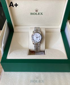 Alternative view of Rolex-Datejust 278274 Ladies 31mm Jubilee Stainless Steel/Steel White Dial Roman Markers A+F A2236 Automatic