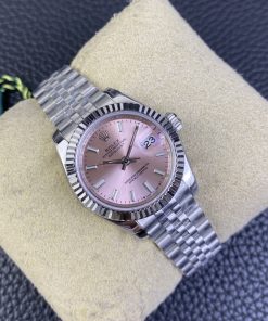 Alternative view of Rolex-Datejust 279174 Ladies 28mm Jubilee Stainless Steel/Steel Sundust Pink Dial Stick Markers GSF A2236 Automatic