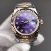 Rolex-Datejust 279171 Ladies 28mm Jubilee Stainless Steel/Rose Gold Aubergine Dial Diamonds Markers GSF A2236 Automatic