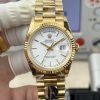 Rolex-DayDate 128238 36mm President Yellow Gold/Yellow Gold White Dial Stick Markers 8+F VR3255 Automatic