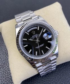 Alternative view of Rolex-DayDate 228236 40mm President Stainless Steel/Steel Black Dial Stick Markers BPF VR3255 Automatic