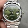 Rolex-DayDate 228236 40mm President Stainless Steel/Steel Olive Green Dial Roman Diamonds Markers GMF VR3255 Automatic(Gain Weight)