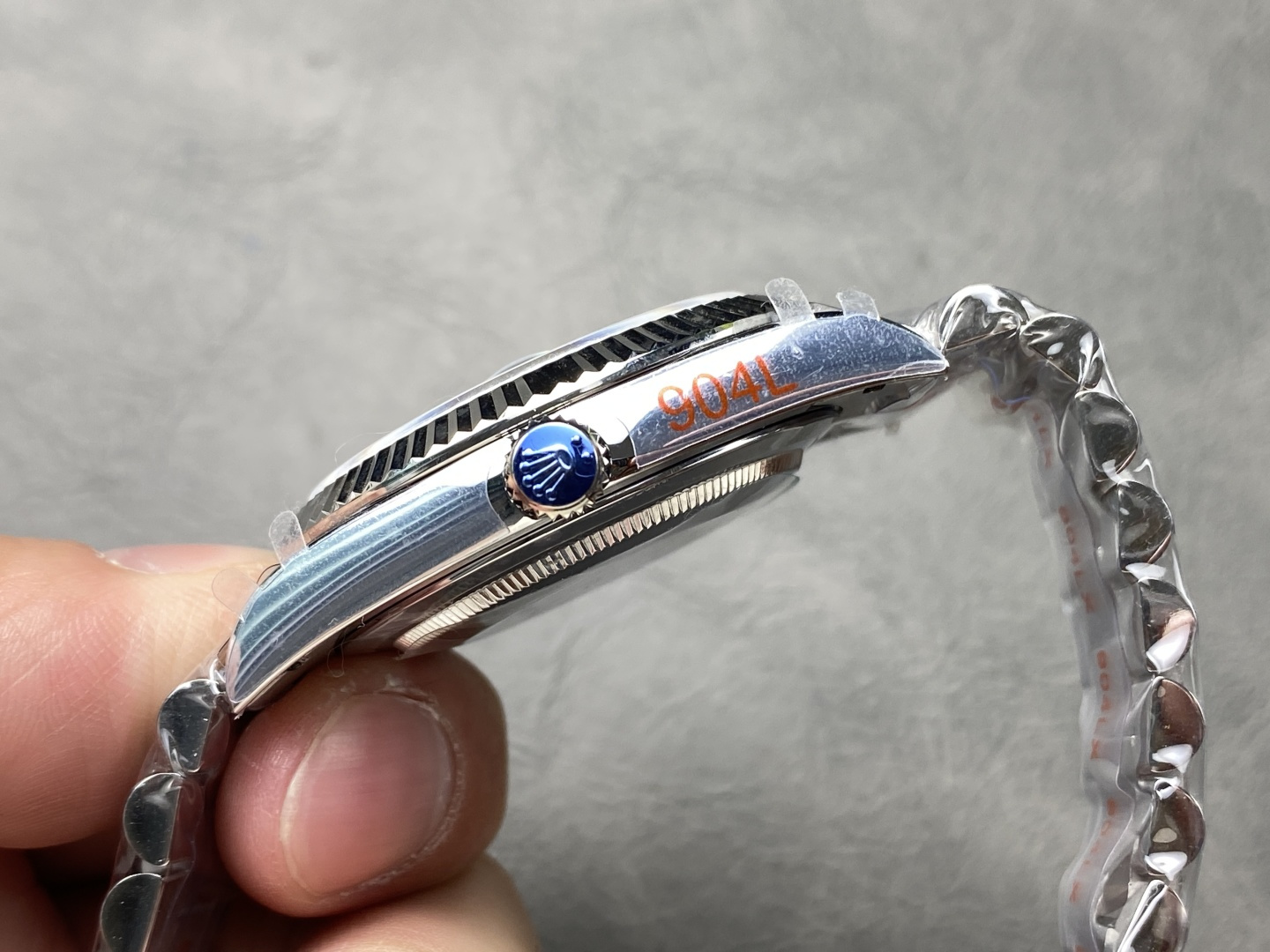 Rolex-DayDate 228236 40mm President Stainless Steel/Steel Olive Green Dial Roman Diamonds Markers GMF VR3255 Automatic(Gain Weight) - Image 6