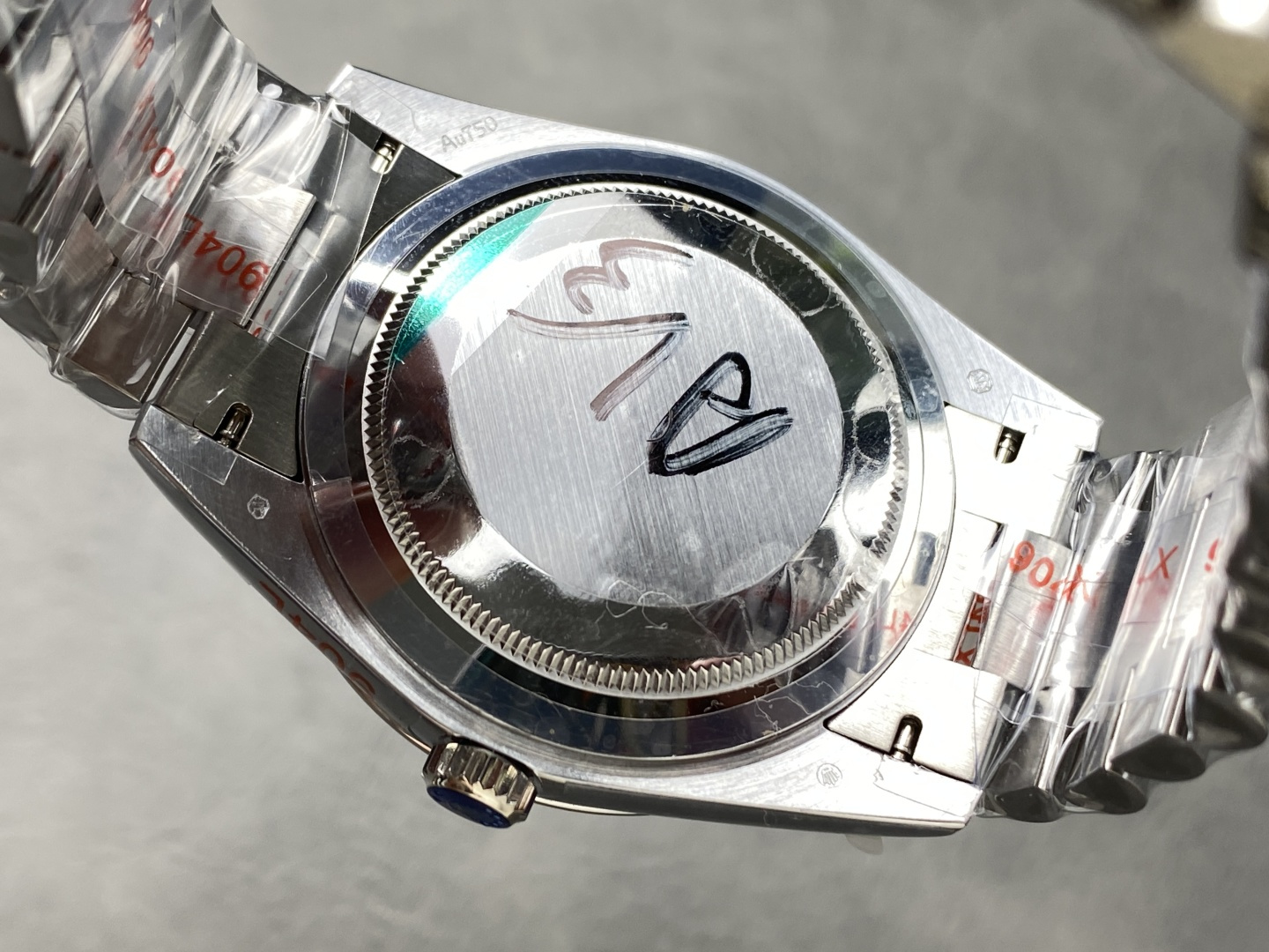 Rolex-DayDate 228236 40mm President Stainless Steel/Steel Olive Green Dial Roman Diamonds Markers GMF VR3255 Automatic(Gain Weight) - Image 7