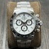 Rolex-Daytona 126500 40mm White Panda Stainless Steel/Steel White Dial Stick Markers VSF V2 DD4130 Automatic