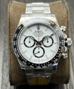 Rolex-Daytona 126500 White Panda 40mm Stainless Steel/Steel White Dial Stick Markers VSF DD4131 Automatic
