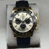 Rolex-Daytona 116518 40mm Yellow Gold/Rubber Champagne Gold Dial Stick Markers VSF DD4130 Automatic
