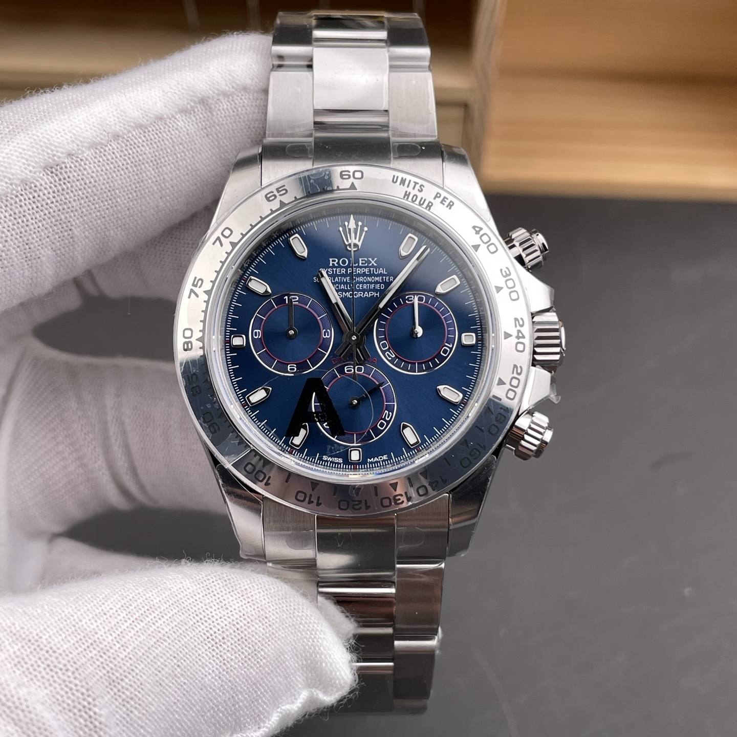 Rolex-Daytona 116509 40mm Stainless Steel/Steel Blue Dial Stick Markers VSF V3 DD4130 Automatic(Gain Weight)