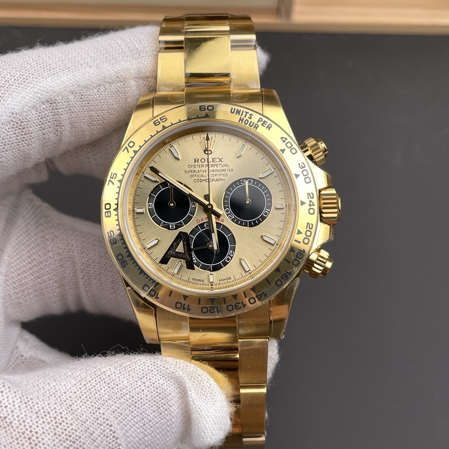 Rolex-Daytona 126508 40mm Yellow Gold/Yellow Gold Dial Stick Markers VSF V3 DD4131 Automatic(Gain Weight)