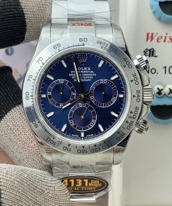 Rolex-Daytona 126509 40mm Stainless Steel/Steel Blue Dial Stick Markers QF V6 SH4131 Automatic(Gain Weight)