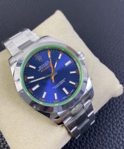 Alternative view of Rolex-Milgauss Z Blue 116400GV 40mm Stainless Steel/Steel Blue Dial Stick Markers ARF A3131 Automatic