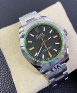 Alternative view of Rolex-Milgauss 116400GV 40mm Stainless Steel/Steel Black Dial Stick Markers ARF A3131 Automatic