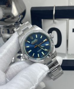 Alternative view of Rolex-Milgauss 116400GV 40mm Stainless Steel/Steel Blue Dial Stick Markers VSF VS3131 Automatic