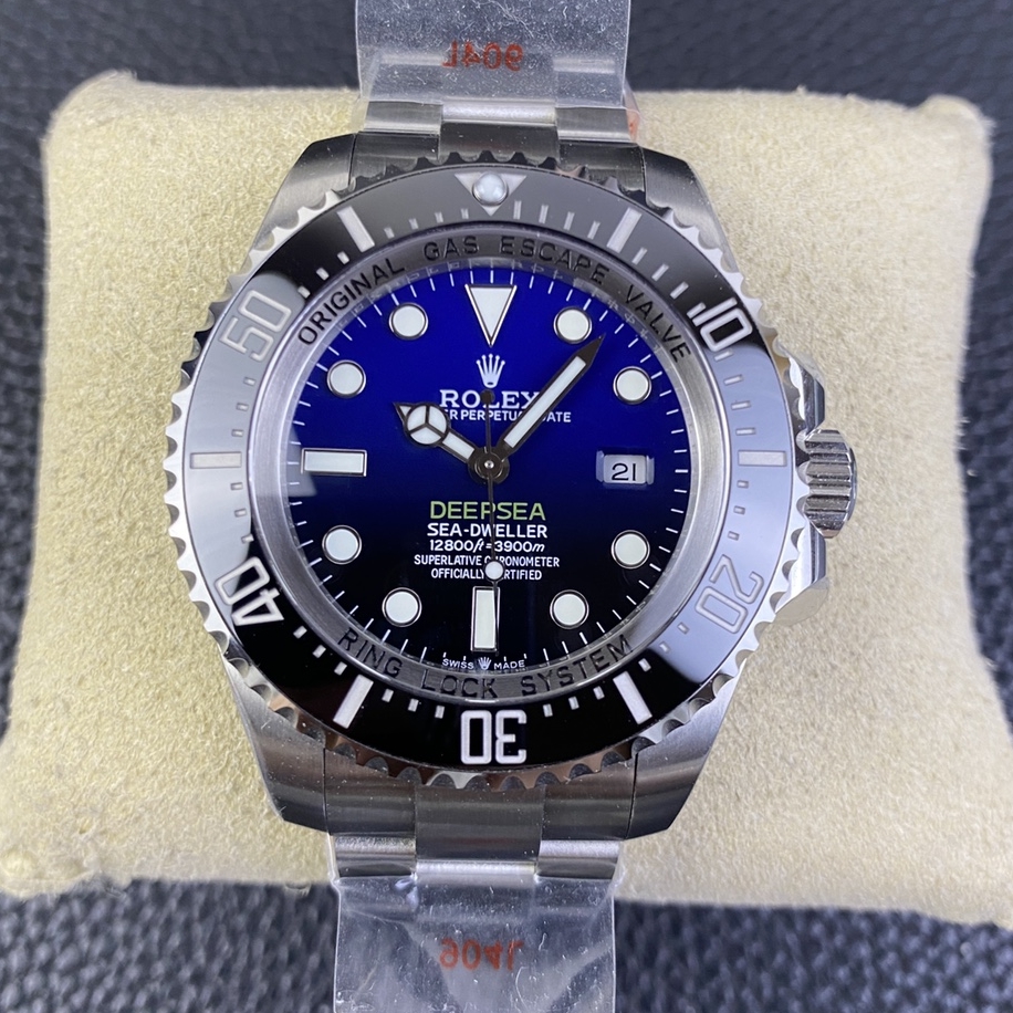 Rolex-DeepSea Dweller 126660 44mm Stainless Steel/Steel Gradient Blue/Black Dial Round Markers V9F VR3235 Automatic