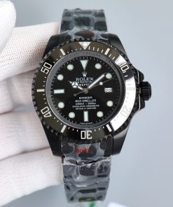 Rolex-DeepSea Dweller Pro Hunter 116660 44mm PVD/PVD Black Dial Round Markers BLAKEN VR3135 Automatic