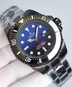 Alternative view of Rolex-DeepSea Dweller Pro Hunter 116660 44mm PVD/PVD Gradient Blue Dial Round Markers BLAKEN VR3135 Automatic