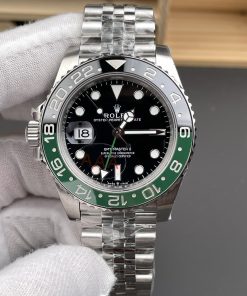 Rolex-GMT Master II 126720 Sprite Jubilee 40mm Stainless Steel/Steel Black Dial Round Markers VSF V3 DD3285 Automatic