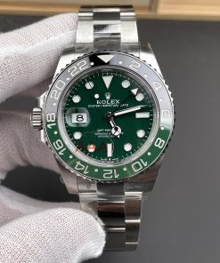 Rolex-GMT Master II 126729 VTNR Oyster 40mm Stainless Steel/Steel Green Dial Round Markers VSF V3 DD3285 Automatic