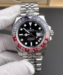 Rolex-GMT Master II 126710 Pepsi Jubilee 40mm Stainless Steel/Steel Black Dial Round Markers VSF V3 DD3285 Automatic