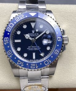 Rolex-GMT Master II Blaken Oyster 40mm Stainless Steel/Steel Blue Dial Round Markers ARF DD3285 Automatic