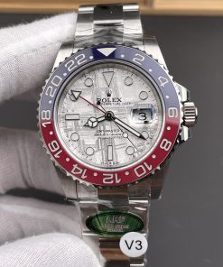 Rolex-GMT Master II 126710 Pepsi Jubilee 40mm Stainless Steel/Steel Meteorite Dial Round Markers ARF V3 DD3285 Automatic