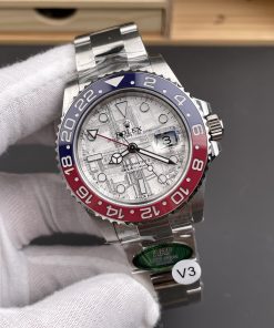 Alternative view of Rolex-GMT Master II 126710 Pepsi Jubilee 40mm Stainless Steel/Steel Meteorite Dial Round Markers ARF V3 DD3285 Automatic