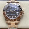 Rolex-GMT Master II 126715 Oyster 40mm Rose Gold/Rose Gold Tiger Iron Dial Round Markers ARF DD3285 Automatic