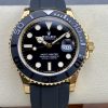 Rolex-Yacht-Master 226658 42mm Yellow Gold/Rubber  Black Dial Dot Markers VSF DD3235 Automatic(Gain Weight)