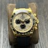 Rolex-Daytona 116518 40mm Yellow Gold/Rubber Yellow Gold Dial Stick Markers VSF DD4131 Automatic