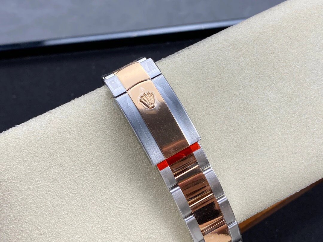 Rolex-Datejust 126331 41mm Oyster Rose Gold/Steel Sundust Dial Diamonds Markers Clean DD3235 Automatic - Image 8