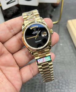 Alternative view of Rolex-DayDate 118238 36mm President Yellow Gold Black Onyx Dial No Markers QF A2836 Automatic(Gain Weight)