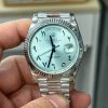 Rolex-DayDate 228236 40mm President Stainless Steel/Steel Ice Blue Dial Middle East Arabic Numeral Markers GMF VR3255 V2 Automatic